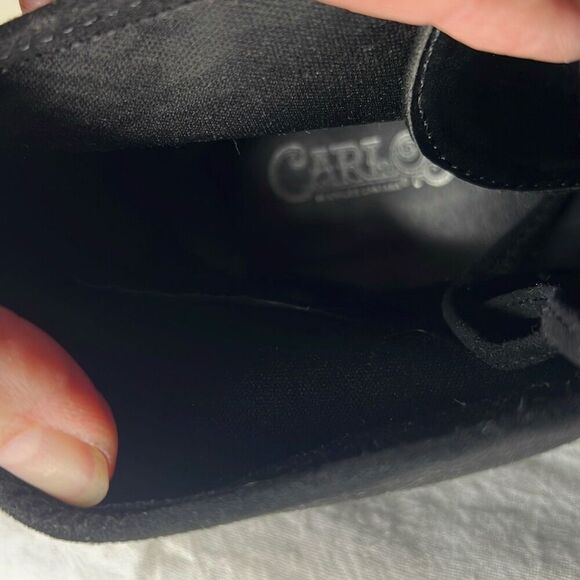 Carlos by Carlos Santana Graham Black Suede Ankle Boot Size 9 - Picture 5 of 8